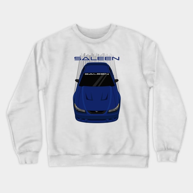 Ford Mustang Saleen SN95 - 1999-2004 - Sonic Blue Crewneck Sweatshirt by V8social